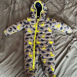 Fleece lined snowsuit